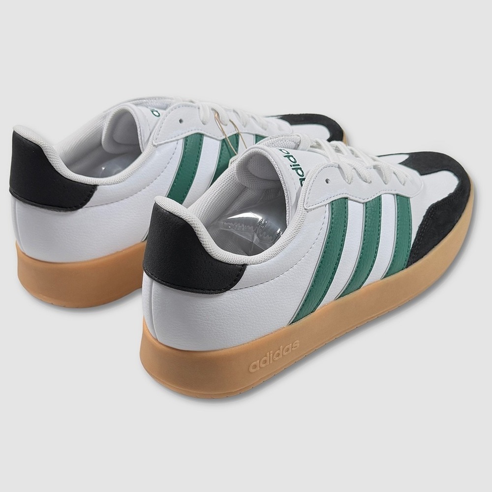 Adidas Barreda Shoes / Sneakers - NEW Mens 10.5 White / Green / Black #49121-CL2 - Picture 2 of 5